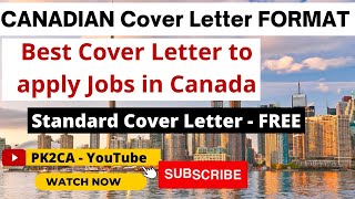 Canadian Style Cover Letter to apply Jobs in Canada canadavisa CoverLetter canadaimmigration [upl. by Id]