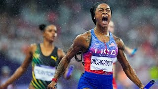 Heres how Team USA did in womens 4x100 relay in Paris Olympics [upl. by Iroc]