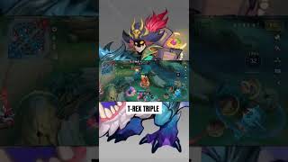 Trex triple mobilelegends mobilelegends subscribe shorts [upl. by Ynohtna887]