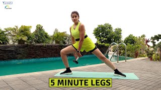 5 Minute Legs Workout [upl. by Albie]