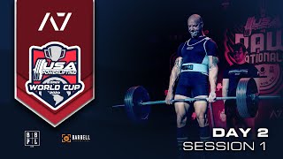 2024 USA Powerlifting Open World Cup  Day 2  Session 1 [upl. by Wiebmer]