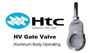 HV Aluminum vacuum gate valve [upl. by Corwun]