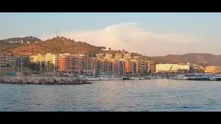 Approaching Salerno Italy from Amalfi Coast boat tour [upl. by Limaa]