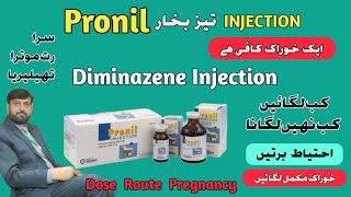 Injection Diminazene For Red Water And Theileria  Pronil Veterinary Injection Detail in Cattle [upl. by Airual]