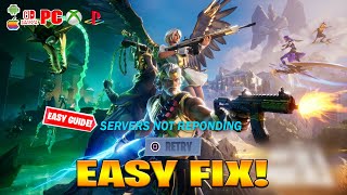 Why Fortnite Servers Is Down Log in How to fix Fortnite Update Servers Down Offline Chapter 5 [upl. by Yzzik570]