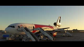 ✈️ TFDi MD11 V 1O RC and art update incl cabin ✈️ Burgas LBBG  LIPE Bologna  MD11 GE  VATSIM [upl. by Leicam]