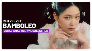 Red Velvet  BAMBOLEO  Vocal Analysis Visualization [upl. by Yanttirb]