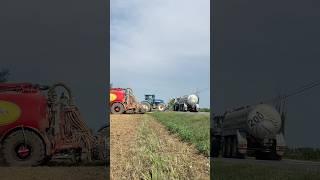 Traffic🎺🚀 johndeere newholland slurry transport ontheroad vervaet [upl. by Davida]