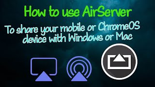 How to screen mirror your Windows device to AirServer Connect [upl. by Attenaz]