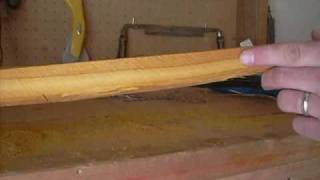 Osage Bow From Scratch Part 7 Further Limb Reduction [upl. by Sheeree]