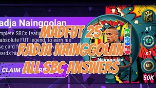 Radja Nainggolan SBC solutions MADFUT 25 [upl. by Woodhouse]