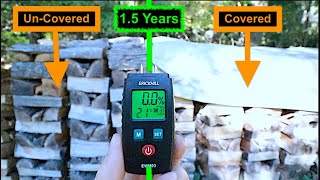 Should you tarp your Firewood 🪵 15 Year Test Results 📝 [upl. by Ecnahc]