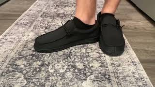 Trying on the Bruno Marc Slip on Loafer Shoes [upl. by Jacquelyn]