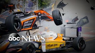 Exclusive interview with the race car driver who survived a horrific crash [upl. by Kall]