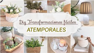 8 Ideas de TRANSFORMACIONES para DECORAR Todo el Año 😍 DIY [upl. by Nairrod]