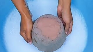 Asmr 💕 Wow🤩 chat wala🌟 texture crumbling in foaming water 💦crispy sound ampthick paste play [upl. by Ocsicnarf]