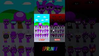 NormalampHorror Sprunki DuDiDam But They‘re All Purplesprunki incrediboxsprunki viralvideo dudidam [upl. by Lettig]