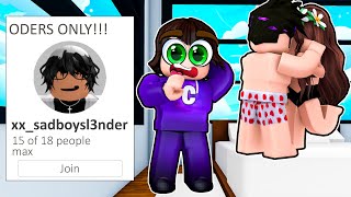 I Snuck Into A ODERS Only SERVER in Roblox Brookhaven [upl. by Novyat]