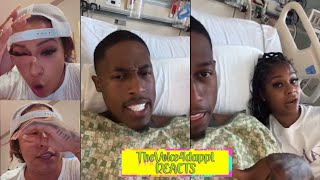 Carmen Responds To Corey amp his GF Going Off On Live 🤬 Corey Going off in the hospital [upl. by Econah]