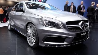 2014 MercedesBenz A45 AMG  2013 Geneva Motor Show [upl. by Assiluj]