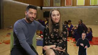 Rose AylingEllis amp Giovanni Pernice surprise deaf students ahead of Virgin Media BAFTA TV Awards [upl. by Anovad283]