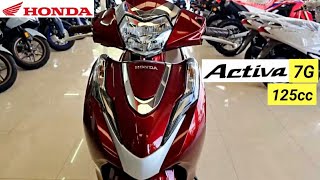 Honda Activa 7G 2024 Model Launched in india  Price  Features  Activa new 2024 Model [upl. by Akimas]