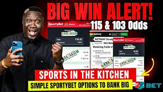 BIG WIN ALERT 2 Simple Sportybet Options to Bank BIG 115 amp 103 Odds  Weekend Banker [upl. by Leontine38]