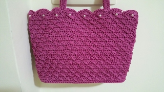 Borsa quotIridequot borsa uncinettocrochet bagbolsa de ganchillo [upl. by Folsom]