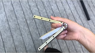 Advanced Balisong Tutorial Reverse Cat [upl. by Issi]