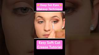 Deep Set Eyes Makeup Technique [upl. by Kiel]