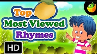 HINDI ENGLISH RHYMES FOR KIDSTop 4 Most Viewed Hit SongsEnglish Nursery Rhymeskidstv rhymes [upl. by Lauhsoj]