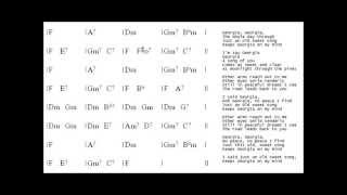 Georgia On My Mind Lyrics amp Chords [upl. by Townshend477]