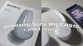 🎧 Unboxing Sony WHCH510 Headphones  short review  🤍 [upl. by Rivy219]