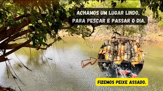 Lugar muito lindoTeve PESCARIA e PEIXE ASSADO [upl. by Elleret502]