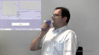 NDD EasyonPC Spirometer  FVC Forced Vital Capacity test [upl. by Anairuy]