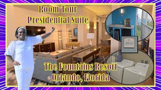 Experience Luxury At The Fountains Resort In Orlando Florida With A Tour Of The Presidential Suite [upl. by Ail]