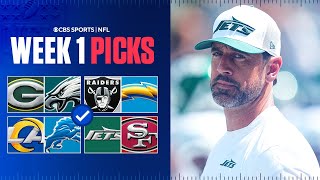 NFL Predictions and Best Bets For EVERY Week 1 Game Rams vs Lions Jets vs 49ers  MORE [upl. by Fenella]