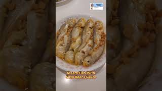 DELICIOUS SIMPLE FISH WITH SOY BEAN SAUCE steamrecipe seafood quickandeasyrecipe [upl. by Kaehpos910]