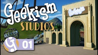 🎬 Geekism Studios  Lets Play Planet Coaster 01 [upl. by Arej403]