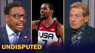 UNDISPUTED  Skip Bayless reacts to Kevin Durant to made Team USA debut [upl. by Sybilla]