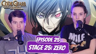 ZERO REVEALED  Code Geass Newlyweds Reaction  Ep 25 “Stage 25 Zero” [upl. by Solim]