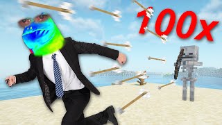 Can You Beat Minecraft At 100x Speed [upl. by Irmine]