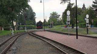 Lößnitzgrundbahn  Rangierfahrt Moritzburg [upl. by Sllew]