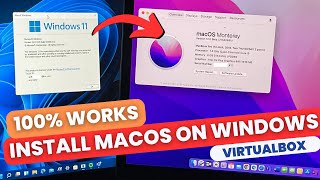 Install macOS in VirtualBox on Windows 11 PC Intel amp AMD  100 WORKING [upl. by Ellicott]