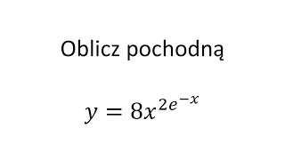 Pochodna funkcji jednej zmiennej cz5 Pochodna złożona [upl. by Nojed]