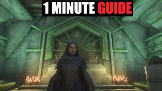 1 MINUTE GUIDE  Puzzle Lever in BLACKTHORNE MANOR  Dragon Age The Veilguard  EASY AND FAST [upl. by Klaus]