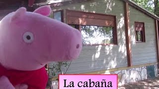 Peppa Pig va de camping a una cabaña 🏚  Vídeos de Peppa Pig en español [upl. by Chaunce]