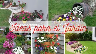 🪴🌻IDEAS PARA TENER UN HERMOSO JARDÍN EN CASA  IDEAS PARA JARDINES PEQUEÑOS viviendoconyaneth [upl. by Aerdnat406]