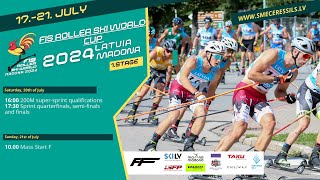 FIS Rollerski World Cup 2024 Madona Mass Start JW SW JM SM [upl. by Padraig66]