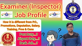 Examiner Job Profile  Comparison with PO  ssc cgl examiner motivation job work [upl. by Tegirb431]